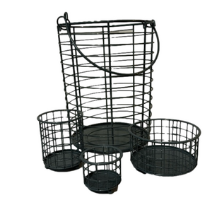 **Bundle**Gold Canyon Candle and Votive Rustic Holder Set